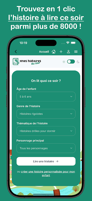 Mes histoires du soir Screenshot 0