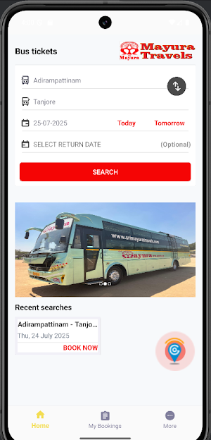 Sri Mayura Travels Screenshot 1