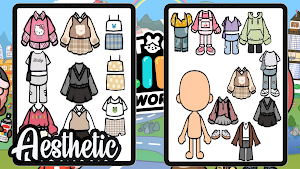 Aesthetic Outfit Ideas Toca BC Screenshot 2