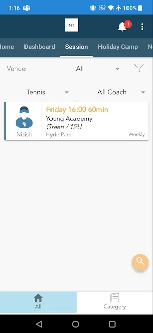Nitish Raj Tennis Screenshot 2