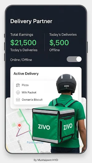 ZIVO – Food Delivery & Partner Screenshot 3