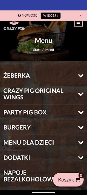 Crazy Pig Rzeszów Screenshot 0