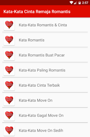 Kata-Kata Cinta Remaja Romantis Screenshot 0