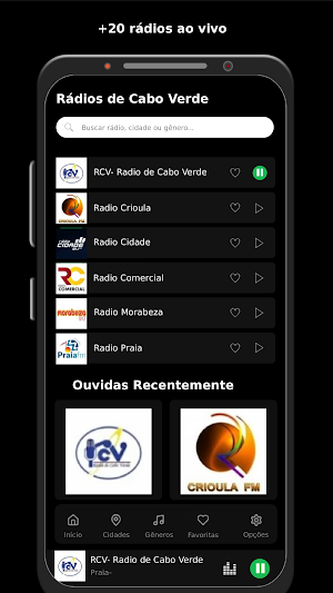 Rádios de Cabo Verde Screenshot 0