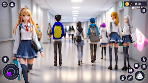High School Love Anime Games Screenshot 1