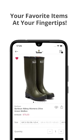 Tower London Footwear Screenshot 2