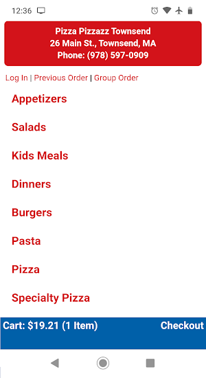 Pizza Pizzazz Townsend Screenshot 1