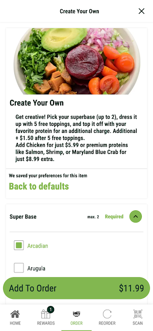 Fresh Green Salads Screenshot 3
