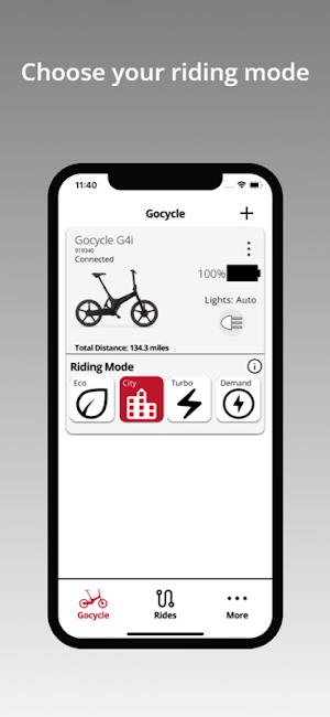 GocycleConnect Screenshot 1