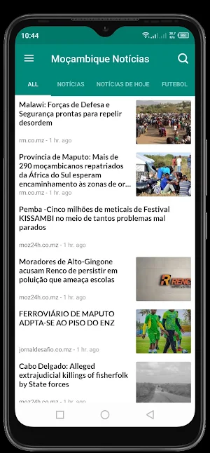 Moçambique Notícias Screenshot 0