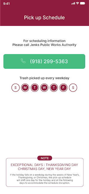 Jenks Trash & Recycling Screenshot 3