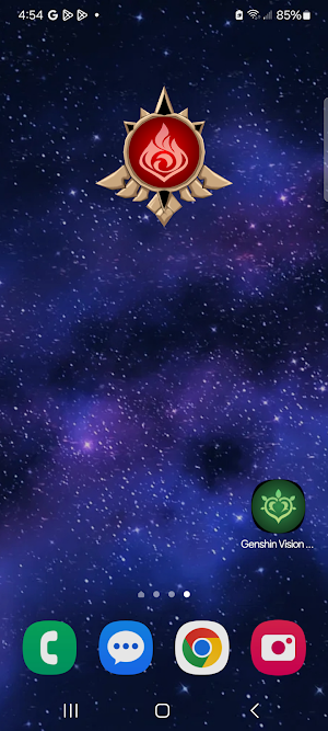 Genshin Vision Watch Face Screenshot 1