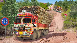 Indian Truck Hill Driving Sim Screenshot 3