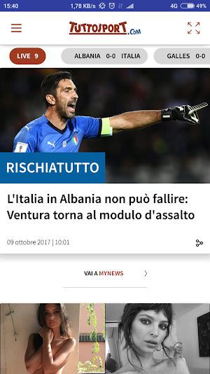 Tuttosport.com Screenshot 0