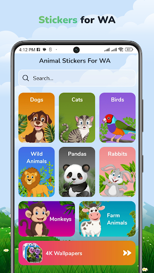 Funny Animal Sticker WAsticker Screenshot 0