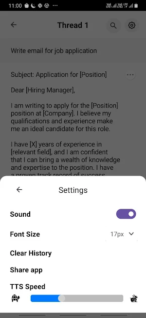 AI chatbot : Fast & Smart Screenshot 2
