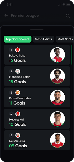 Player Edge Player Statistics Screenshot 3