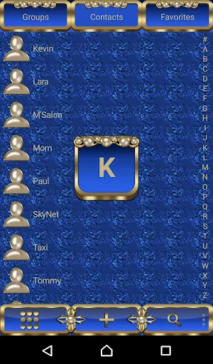 Virgin Mary Blue Dialer theme Screenshot 2