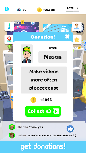 Idle Streamer! Screenshot 2