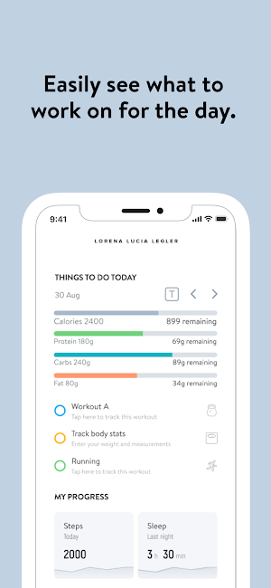 Lorena Lucia Legler Coaching Screenshot 1