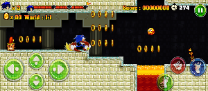 Blue Hedg ehog Adventure Screenshot 1