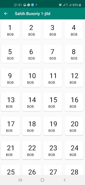 Sahih Buxoriy 1-jild Screenshot 1