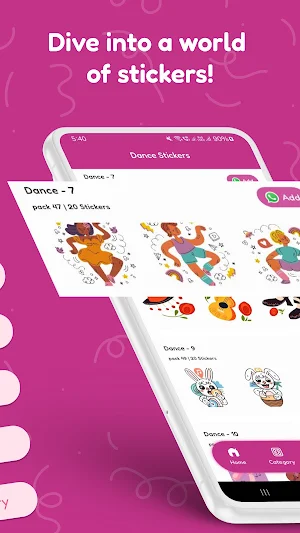 Dance Stickers Screenshot 1