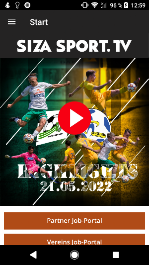 SizaSport.TV Screenshot 1