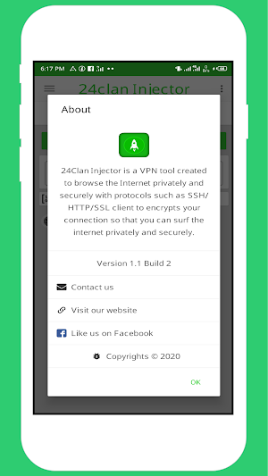 24clan Injector - SSH/HTTP/SSL TUNNEL VPN screenshot 4