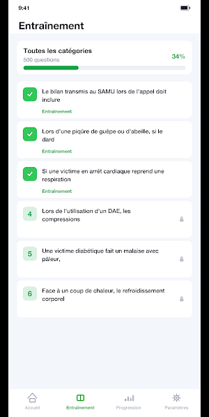 SST Sauveteur Secouriste QCM Screenshot 1