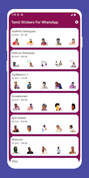Tamil Stickers For WhatsApp Screenshot 3