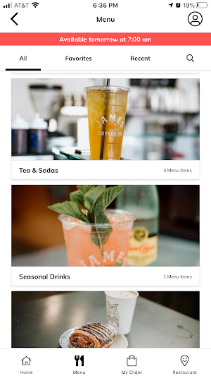 James Coffee Company Screenshot 1
