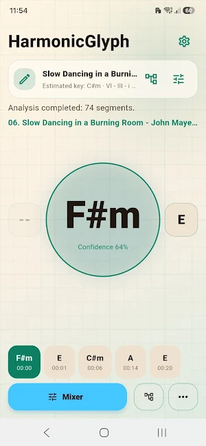 HarmonicGlyph: Chord Analyzer Screenshot 0