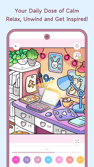 Happy Corners: Color by Number Screenshot 3