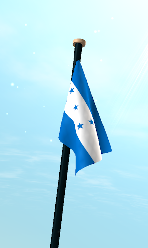 Honduras Flag 3D Free Screenshot 2