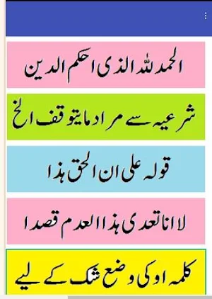 Al taleeq ul faseeh sharah tauzeeh talweeh sadisa Screenshot 0