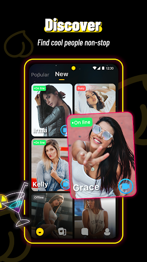 Pickpeach - talk to strangers Screenshot 0