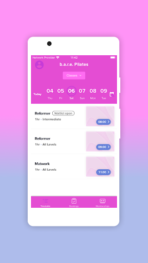 b.a.r.e Pilates Screenshot 1