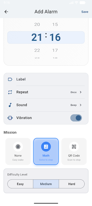 NoSnooze – Mission Alarm Clock Screenshot 2