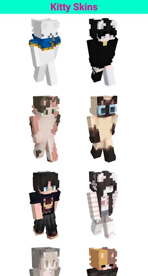 Kitty Skins For Minecraft Screenshot 1