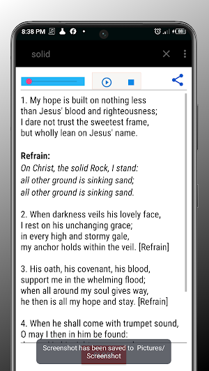 Christian Audio Hymns Screenshot 2