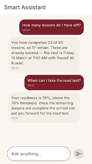 Al Rayah Driving School Screenshot 1