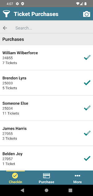 TicketSignup Tickets Screenshot 1