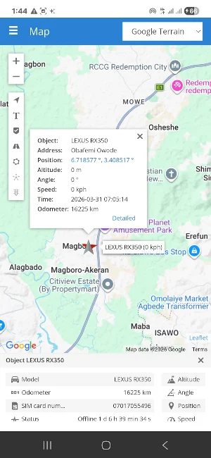 Live-Track GPS Screenshot 2