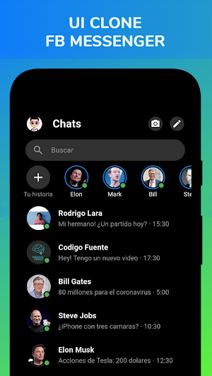 Flutter: UI Clones of Famous A Screenshot 0