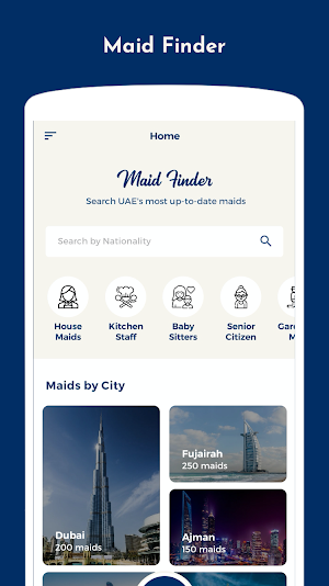 Maid Finder React Native Theme Screenshot 0