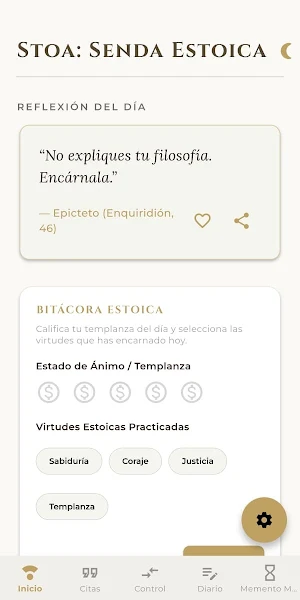 Stoa - Senda Estoica Screenshot 1