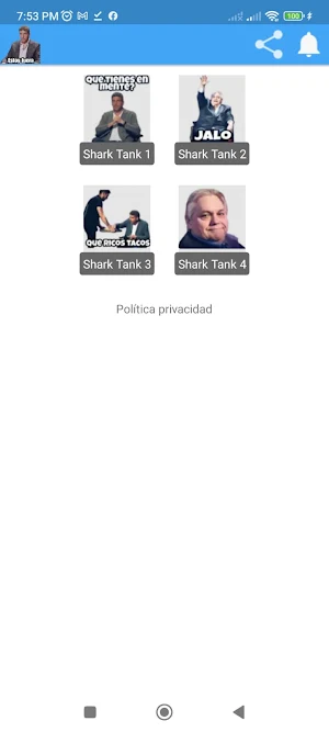 Stickers de Shark Tank Screenshot 0