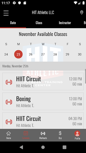 HIT Athletic Screenshot 2