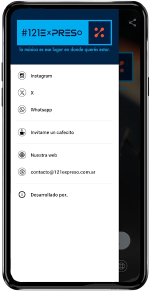 121Expreso radio Screenshot 1